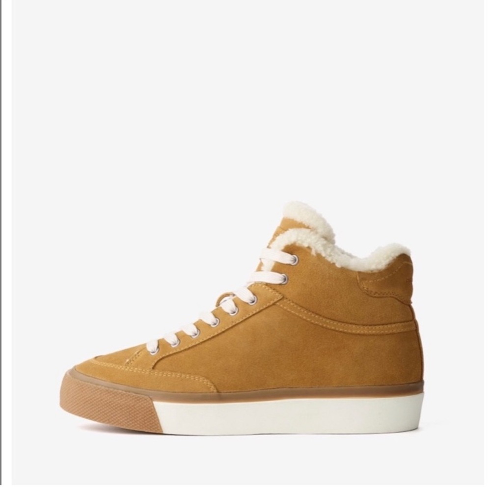 Rag & Bone Shearling Lined Suede Sneaker Boots